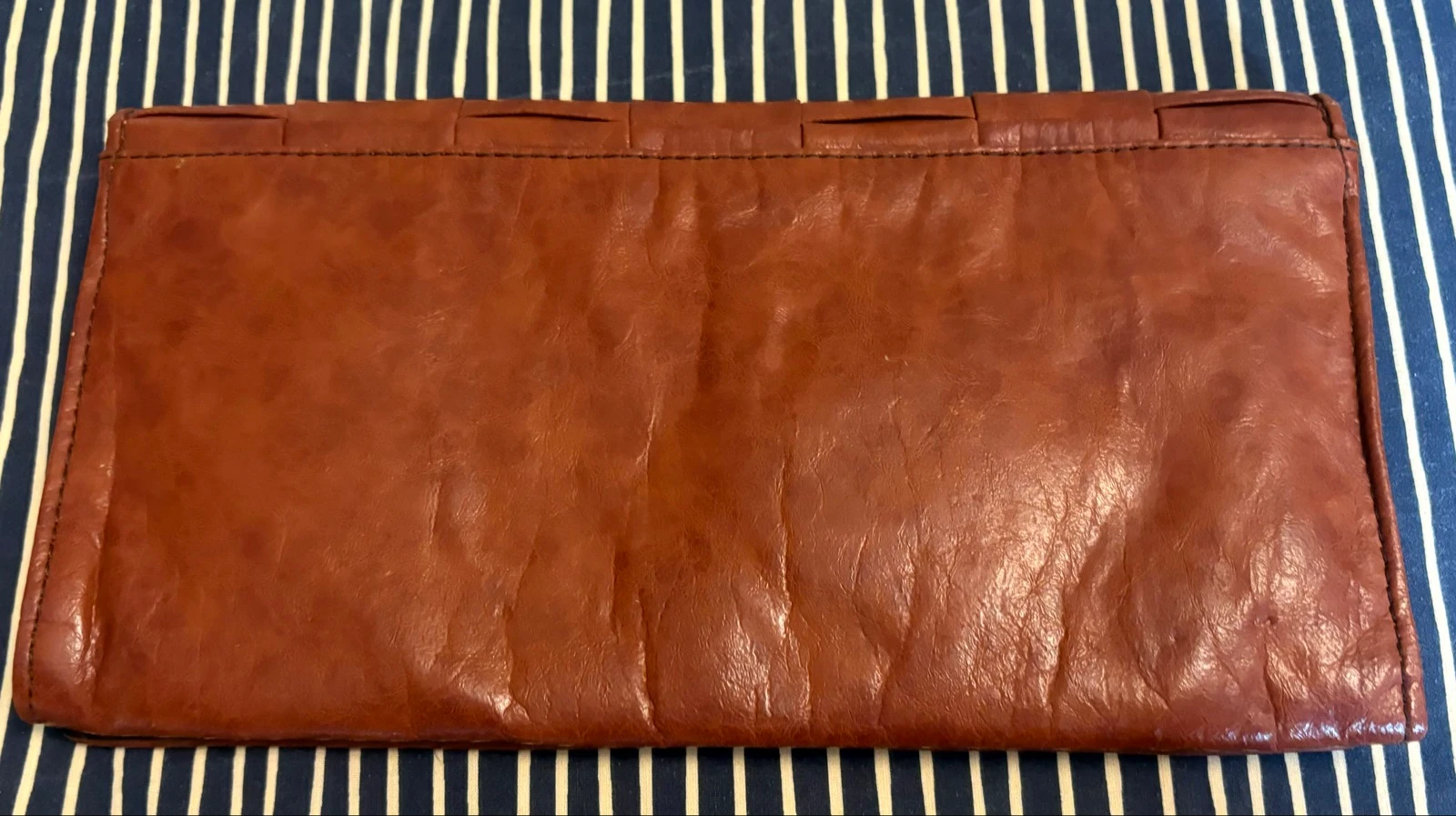 Pochette similicouro marrom – photo 2